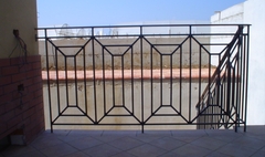 Ringhiera moderna in ferro quadro (6)
